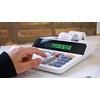 image:imageSharp 12Digit Printing Calculator with Extra Large 10Digit Option 80 LPS Thermal Printer No Ink Required FullSized Keyboard Easy Paper Load ELT3301