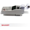 image:imageSharp EL1611V Handheld Portable Cordless 12 Digit Large LCD Display TwoColor Printing Calculator with Tax Functions