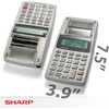 image:imageSharp EL1611V Handheld Portable Cordless 12 Digit Large LCD Display TwoColor Printing Calculator with Tax Functions