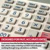 image:imageSharp EL1611V Handheld Portable Cordless 12 Digit Large LCD Display TwoColor Printing Calculator with Tax Functions