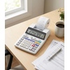 image:imageSharp EL1750V TwoColor Printing Calculator 2 LinesSec 3 BlackRedWhite