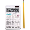 image:imageSharp EL330WB Standard Function Basic Desktop Calculator Large Display for Home and Office Dual Power Solar and BatteryEL330WB
