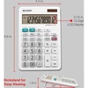 image:imageSharp EL334WB Business Calculator White 40