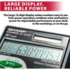 image:imageSharp EL344RB 10Digit Calculator with Punctuation Metric Converter Solar Powered LCD Display Small Pocket Calculator for Students and ProfessionalsSmall