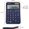 image:imageSharp ELM335 10Digit Extra Large Desktop Calculator with Currency Conversion Functions Tax Percent and Backspace Keys and a Large Angled LCD Display Perfect for Home or Office Use  Extra Large Display Currency Conversion Functions Tax Percent amp Backspace Keys Large Angled LCD Display