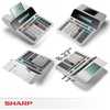 image:imageSharp Paperless Printing Desk Calculator wCheck and Correct Large 12Digit LCD Primary Display Printing CalculatorAdding Machine with Scrolling LCD Display Replacing Paper EL1901