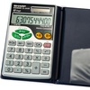 image:imageSharp EL344RB 10Digit Calculator with Punctuation Metric Converter Solar Powered LCD Display Small Pocket Calculator for Students and ProfessionalsSmall