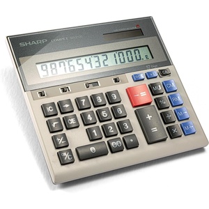 image:imageSharp Commercial Desktop Calculator 12Digit Display Solar amp Battery Dual Power Business Functions with Memory amp Markup Keys QS2130