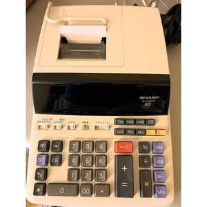 image:imageSharp EL1197PIII Heavy Duty Color Printing Calculator with Clock and CalendarBlack Blue