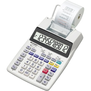 image:imageSharp EL1750V TwoColor Printing Calculator 2 LinesSec 3 BlackRedWhite
