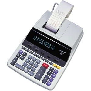 image:imageSharp EL2360PIII Commercial Printing Calculator  12 Digit DisplayBlackRed