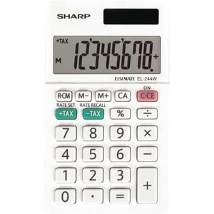 image:imageSharp EL244WB Business Calculator White 2125 238 x 406 x 031 inchesEL244WB