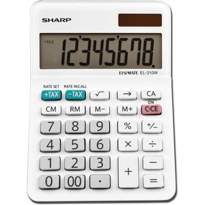image:imageSharp EL310WB Calculator White 3125 338 x 475 x 10 inchesEL310WB